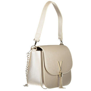 Grey Polyurethane Women's Bag