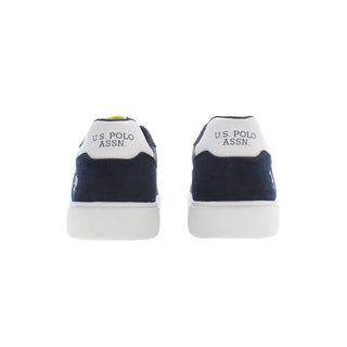 Blue Polyester Men's Sneaker