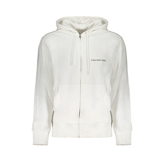 Weißes Herren-Sweatshirt aus Baumwolle
