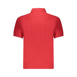 Rotes Baumwoll-Polohemd für Herren