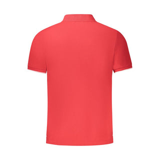 Rotes Baumwoll-Polohemd für Herren