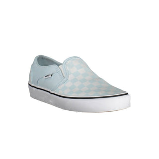 Zapatillas de mujer de poliéster azul claro