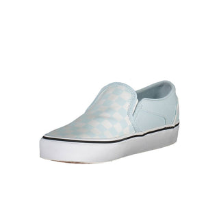 Zapatillas de mujer de poliéster azul claro