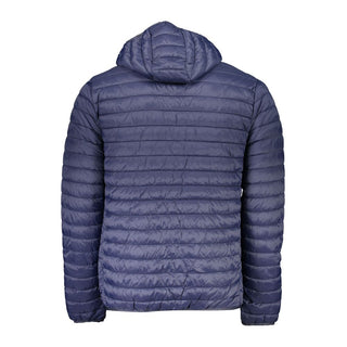 Blaue Polyamid-Herrenjacke