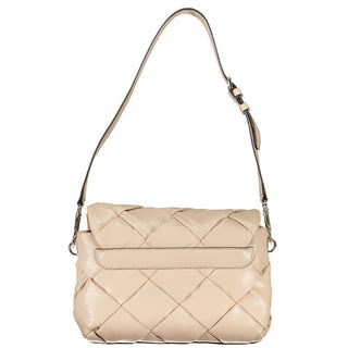 Rosa Polyurethan Damen Rucksack