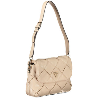 Rosa Polyurethan Damen Rucksack