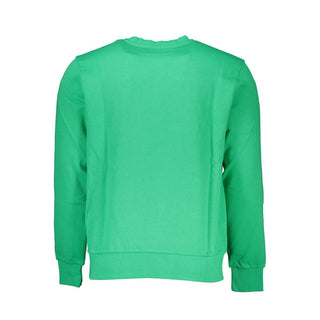 Suéter verde de algodón para hombre