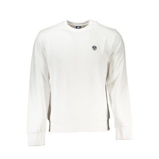 Weißes Herren-Sweatshirt aus Baumwolle