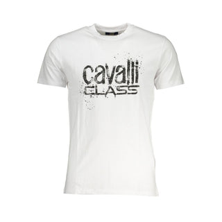 Camiseta blanca de algodón para hombre