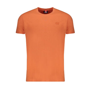 Orange Baumwoll-Herren-T-Shirt