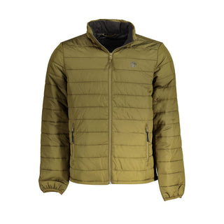 Chaqueta de poliéster verde para hombre  