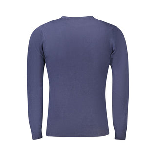 Suéter para hombre de viscosa azul