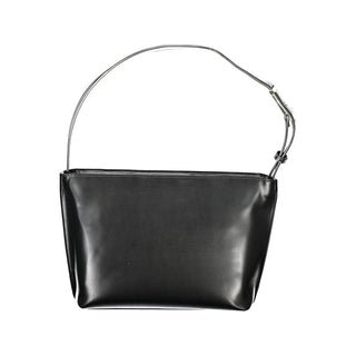 Schwarze Polyester-Umhängetasche für Damen