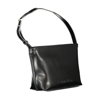Schwarze Polyester-Umhängetasche für Damen
