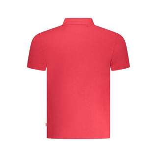 Rotes Baumwoll-Polohemd für Herren