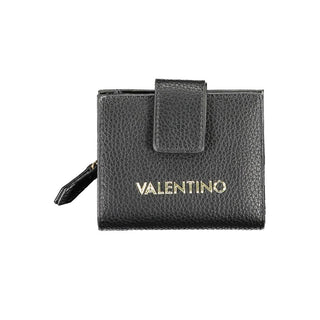 Black Polyurethane Women's Wallet