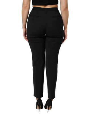 Schwarze High Waist Tapered STAFF Hose