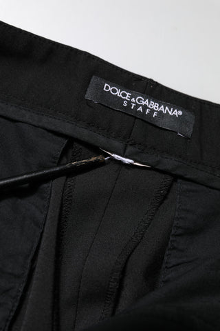 Schwarze High Waist Tapered STAFF Hose
