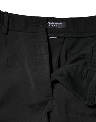 Schwarze High Waist Tapered STAFF Hose