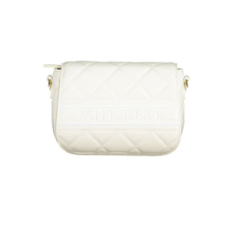 Bianco Polyurethane Women's Bag with Adjustable Shoulder Strap