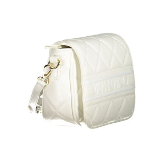 Bianco Polyurethane Women's Bag with Adjustable Shoulder Strap