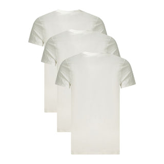 Weißes Baumwoll-Herren-T-Shirt