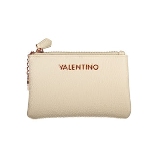 Cartera de mujer beige de polietileno