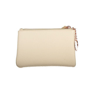 Cartera de mujer beige de polietileno