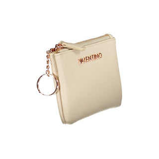 Cartera de mujer beige de polietileno