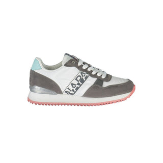 Weiße Polyester Damen-Sneaker
