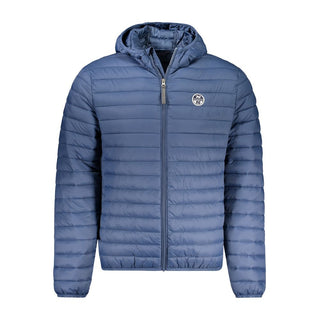 Blu Poliammide Men's Jacket