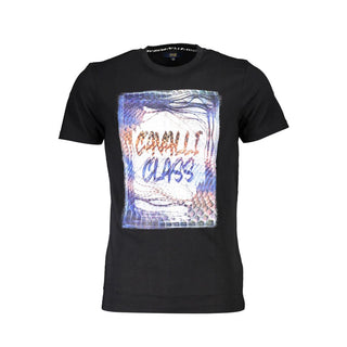 Black Cotton Men's T-Shirt