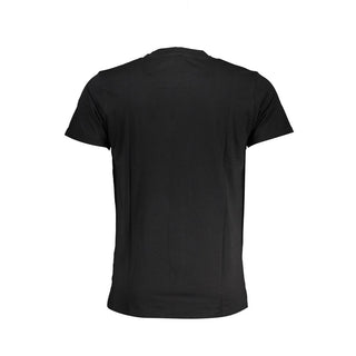 Camiseta de algodón negra para hombre