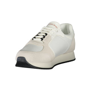 Herren-Sneaker aus weißem Polyurethan