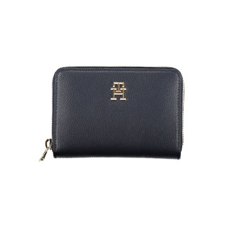 Cartera para mujer de poliuretano azul