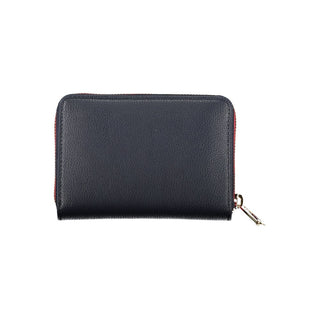 Cartera para mujer de poliuretano azul