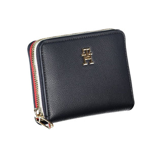 Cartera para mujer de poliuretano azul