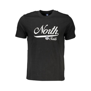 Herren-T-Shirt aus schwarzer Baumwolle