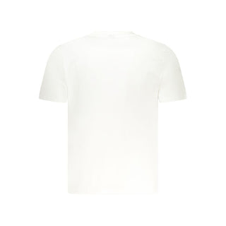 White Cotton Men T-Shirt