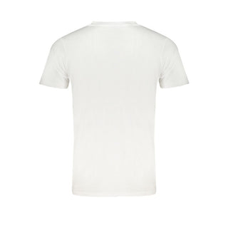 Weißes Herren-T-Shirt aus Baumwolle