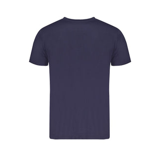 Blaues Herren-T-Shirt aus Baumwolle