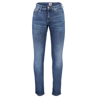Jeans para hombre de algodón azul