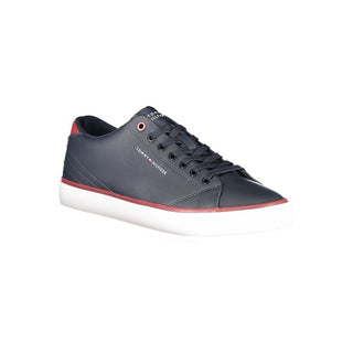 Blaue Herren-Sneaker aus Polyurethan