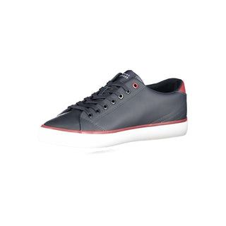 Blaue Herren-Sneaker aus Polyurethan