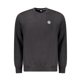 Sudadera de algodón negra para hombre