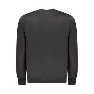 Sudadera de algodón negra para hombre