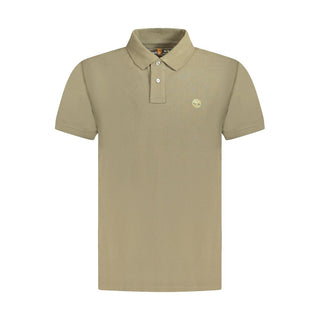 Green Cotton Polo T-Shirt