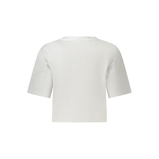 White Organic Cotton Women T-Shirt