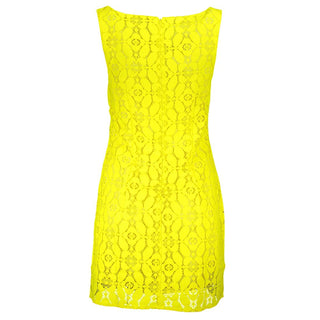 Gelbes Damenkleid aus Polyester