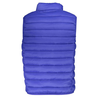 Blaue Polyamid Herrenweste